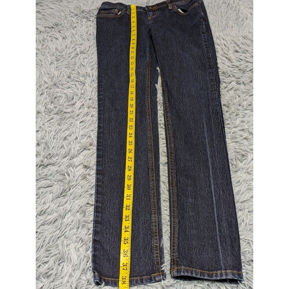 SO Women Jeans Juniors Size 7 Low Rise Skinny Denim Stretch Measures‎ 30x32 - Picture 9 of 11